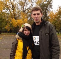 Daniela şi Daniel Donci, multiplul campion naţional de canotaj pe 2012, înaintea crosului "Fuga la Ştafetă!" al STUDENT SPORT