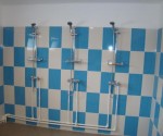 Aşa arată grupul sanitar la noua arenă din Şag!